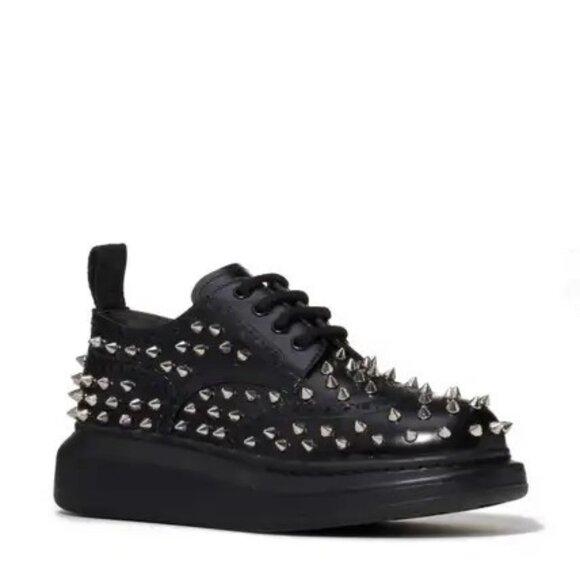 Alexander McQueen Shoes - Alexander McQueen Studded Platform Sneaker / Oxford - RARE